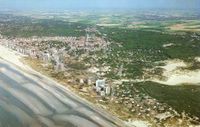 Aerial view of De Panne