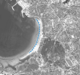 The area is subject to various physical processes, leading mainly to accute erosion. Wave activity and the wind-induced surge during storm events are the principal drivers oferosion in the study area. Other agents such as ice, and the decline os sediments in the coast add on to the vulnerability of the shore.