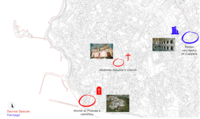 Map of the sacred spaces and cultural heritage in Monte di Procida