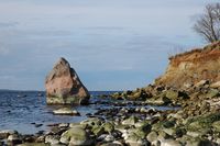 Boulder of Black Stone in the top of Kakumäe peninsula. Photo taken by Aime Pae in April 2008. Link: https://et.wikipedia.org/wiki/Fail:Kakum%C3%A4e_Mustkivi_Tallinnas.JPG