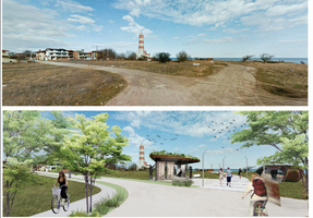 Shabla Lighthouse access - Before and After -