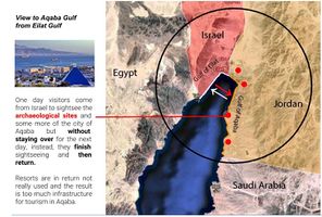 One day visitors come from Israel to sightsee the archaeological sites and some more of the city of Aqaba but without staying over for the next day, instead, they finish sightseeing and then return. Resorts are in return not really used and the result is too much infrastructure for tourism in Aqaba.