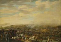 Prince Maurice at the Battle of Nieuwpoort by Pauwels van Hillegaert.