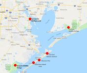 Location map, Galveston Bay