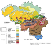 Geological eras of Belgium