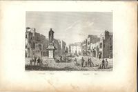 Pozzuoli's square, 1834