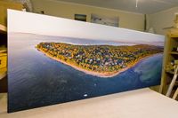 Panoramic photograph of the Kakumäe peninsula on canvas by Kaupo Kalda. Link: http://minuprint.com/kakumae-panoraam/