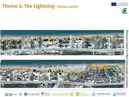 As it gets closer to the east part of Nur County, the number of the planned and designed areas with propet lightning on the edges, increase.