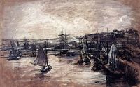 The harbour of Dunkerque, Alexis Vollon