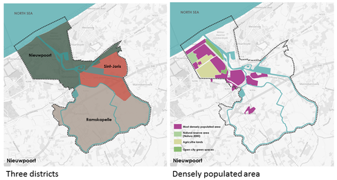 The city is divided into the 3 parts, but the densely populated area is in the northern part. It shows the interest of the housing development was the north (closet to the beach), and also we can see the green spaces among the settlements in this district are going to be smaller and in near future this green land uses will change to the settlement which will be needed. In the southern part of the city, there is potential for housing development.