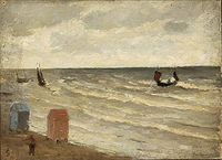 Carel Nicolaas Storm van's-Gravesande painting La Panne, 1877