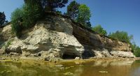 Caves of Tilgu in Rannamõisa landscape protection area. Photo taken by Ilme Parik in May 2014. Link: https://et.wikipedia.org/wiki/Tilgu_koopad#/media/File:Tilgu_koobas.jpg