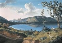 Jacob Philipp Hackert - Lago d'Averno (1794)