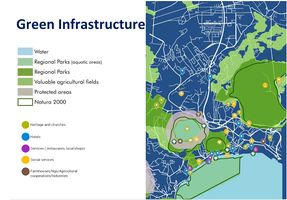 The green areas compose a very important share of touristic attraction in the area, being fundamental both for the ecological and financial aspects